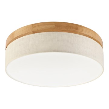 Brilagi - Lámpara de techo LED BELLADONNA LED/36W/230V Ø 40 cm crema/roble