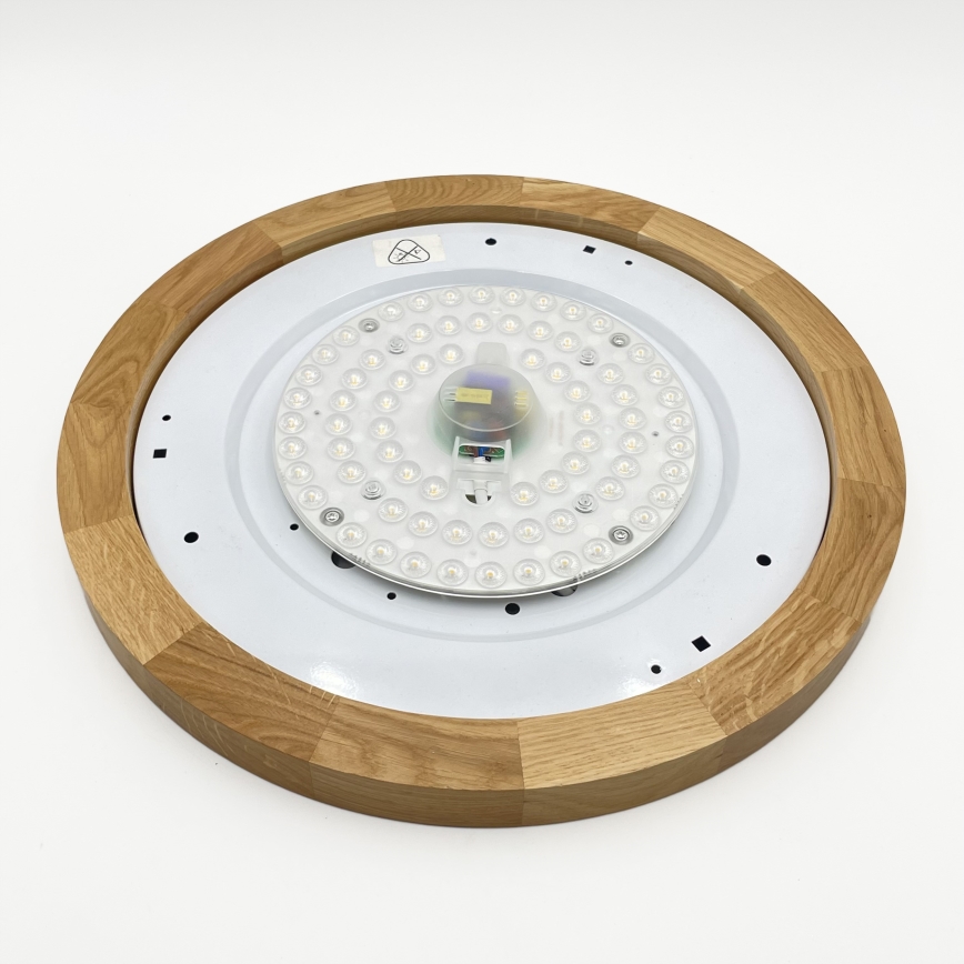 Brilagi - Lámpara de techo LED BELLADONNA LED/36W/230V Ø 40 cm crema/roble