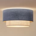 Brilagi - Lámpara de techo LED BOHO ECO 1xE27/10W/230V, diámetro 40 cm, azul/crema