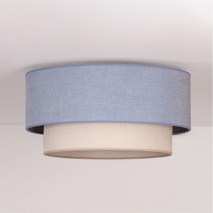 Brilagi - Lámpara de techo LED BOHO ECO 1xE27/10W/230V, diámetro 40 cm, azul/crema