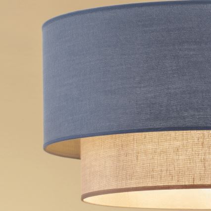 Brilagi - Lámpara de techo LED BOHO ECO 1xE27/10W/230V, diámetro 40 cm, azul/crema