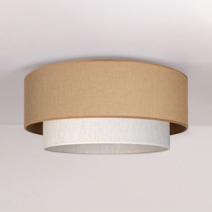 Brilagi - Lámpara de techo LED BOHO ECO 1xE27/10W/230V diámetro 40 cm beige/crema