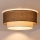 Brilagi - Lámpara de techo LED BOHO ECO 1xE27/10W/230V Ø 40 cm marrón/crema