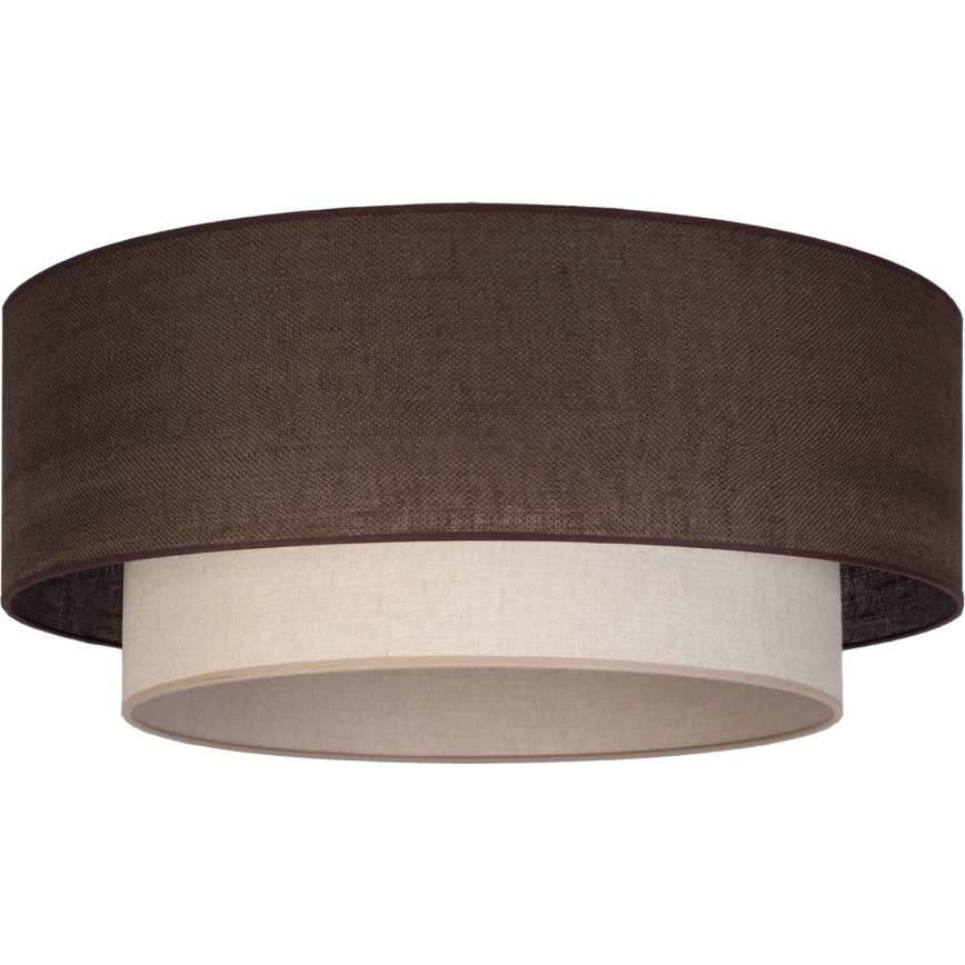 Brilagi - Lámpara de techo LED BOHO ECO 1xE27/10W/230V Ø 40 cm marrón/crema