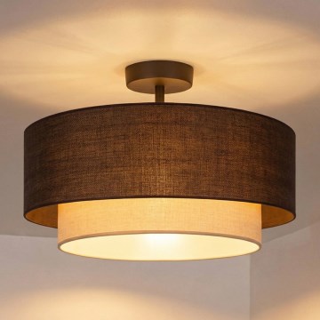 Brilagi - Lámpara de techo LED BOHO ECO de montaje en superficie 1xE27/10W/230V Ø 40 cm marrón/crema