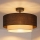 Brilagi - Lámpara de techo LED BOHO ECO de montaje en superficie 1xE27/10W/230V Ø 40 cm marrón/crema