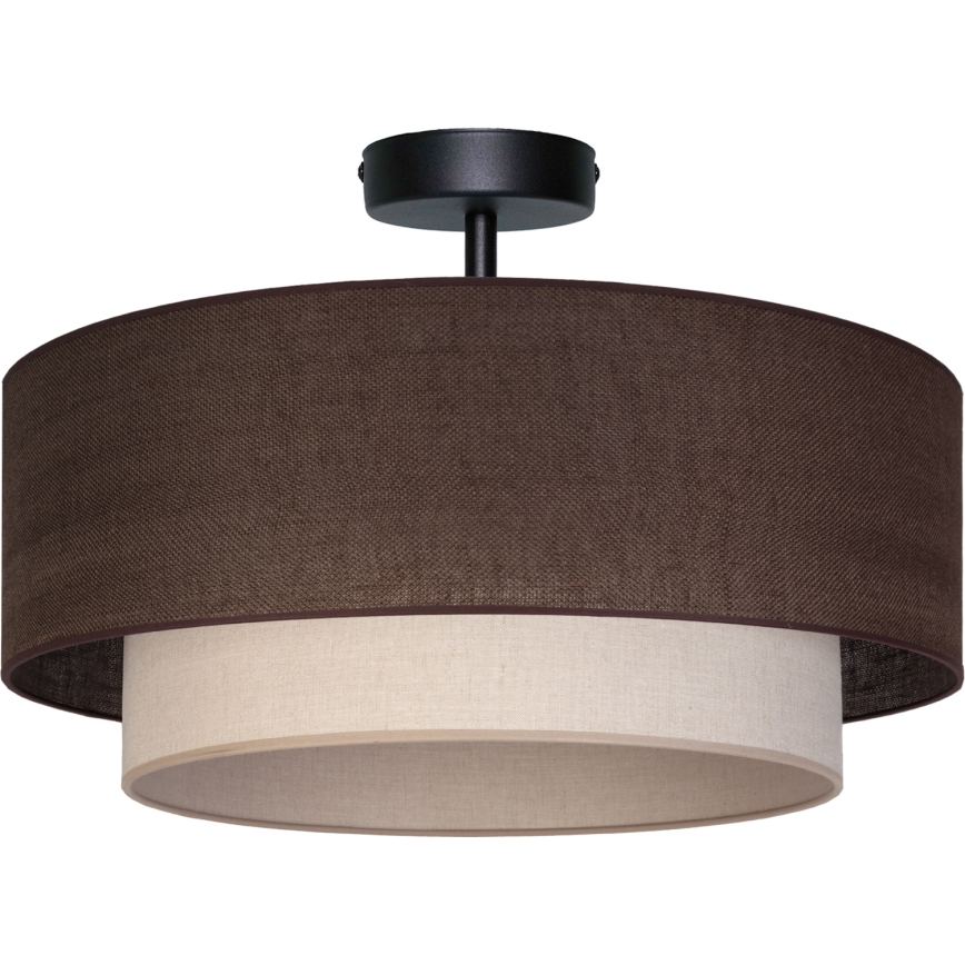 Brilagi - Lámpara de techo LED BOHO ECO de montaje en superficie 1xE27/10W/230V Ø 40 cm marrón/crema