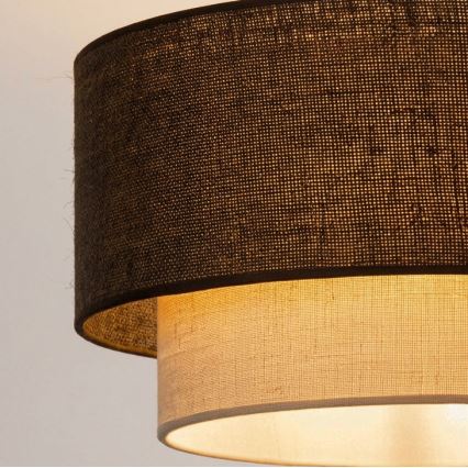 Brilagi - Lámpara de techo LED BOHO ECO de montaje en superficie 1xE27/10W/230V Ø 40 cm marrón/crema