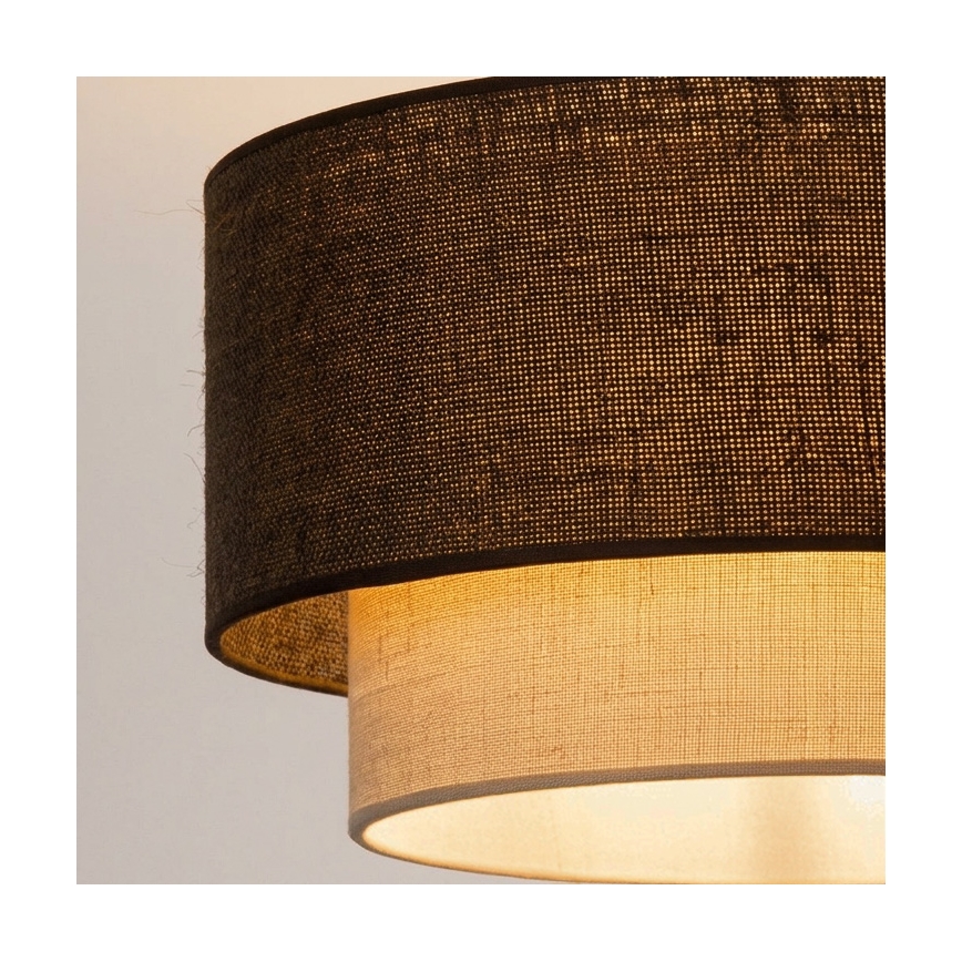 Brilagi - Lámpara de techo LED BOHO ECO de montaje en superficie 1xE27/10W/230V Ø 40 cm marrón/crema