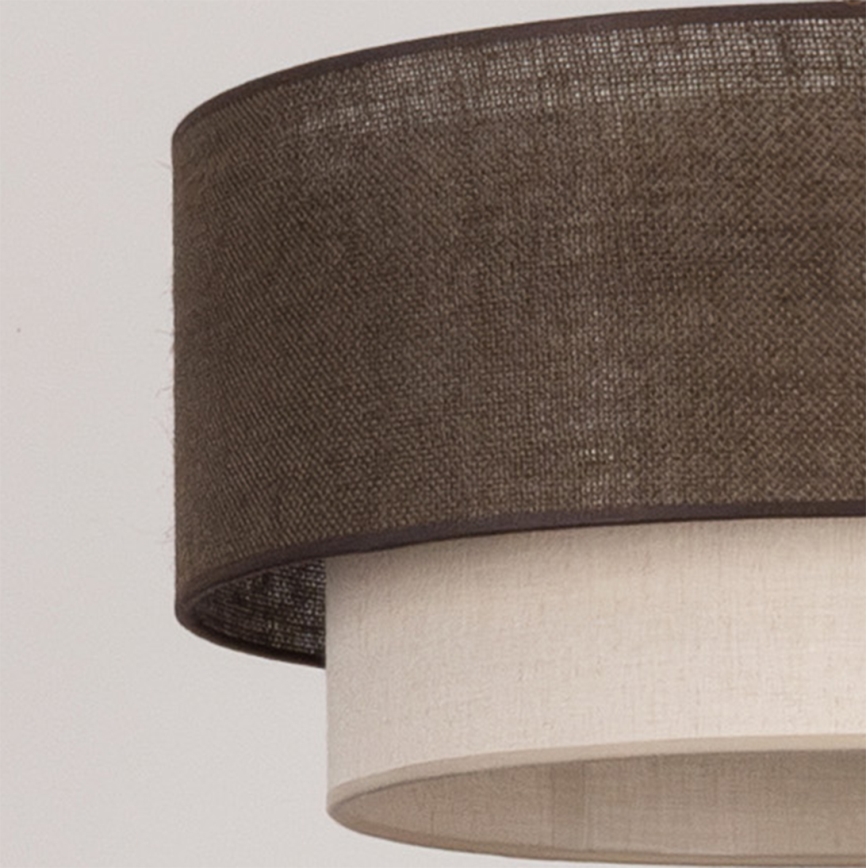 Brilagi - Lámpara de techo LED BOHO ECO de montaje en superficie 1xE27/10W/230V Ø 40 cm marrón/crema
