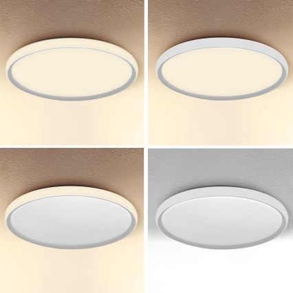 Brilagi - Lámpara de techo LED CARLOS LED/24W/230V Ø 40 cm blanca
