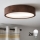 Brilagi - Lámpara de techo LED CARVALHO 2xE27/60W/230V roble nogal Ø 37 cm