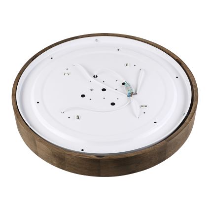 Brilagi - Lámpara de techo LED CARVALHO 4xE27/60W/230V, acabado roble/nogal, diámetro 57,5 cm