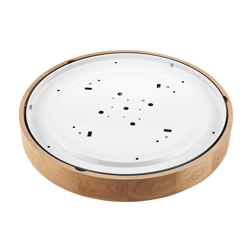 Brilagi - Lámpara de techo LED CARVALHO 4xE27/60W/230V roble Ø 57,5 cm