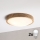 Brilagi - Lámpara de techo LED CARVALHO MODERN SLIM 2xE27/60W/230V Ø 37,5 cm roble