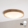 Brilagi - Lámpara de techo LED CARVALHO MODERN SLIM 3xE27/60W/230V Ø 47,5 cm roble