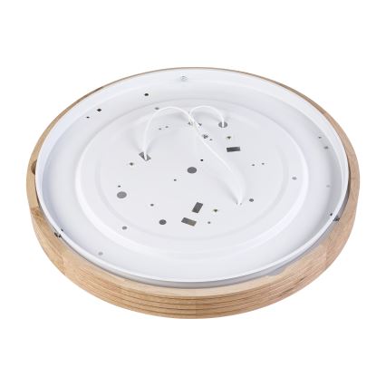 Brilagi - Lámpara de techo LED CARVALHO MODERN SLIM 3xE27/60W/230V Ø 47,5 cm roble