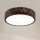 Brilagi - Lámpara de techo LED CARVALHO SMOKEY LED/36W/230V, acabado roble, diámetro 37,5 cm