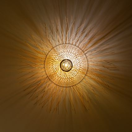 BRILAGI - Lámpara de techo LED CERIA BOHO de montaje en superficie 1xE27/40W/230V Ø 100 cm bambú