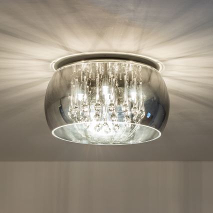Brilagi - Lámpara de techo LED de cristal JEWEL 5xG9/40W/230V Ø 40 cm
