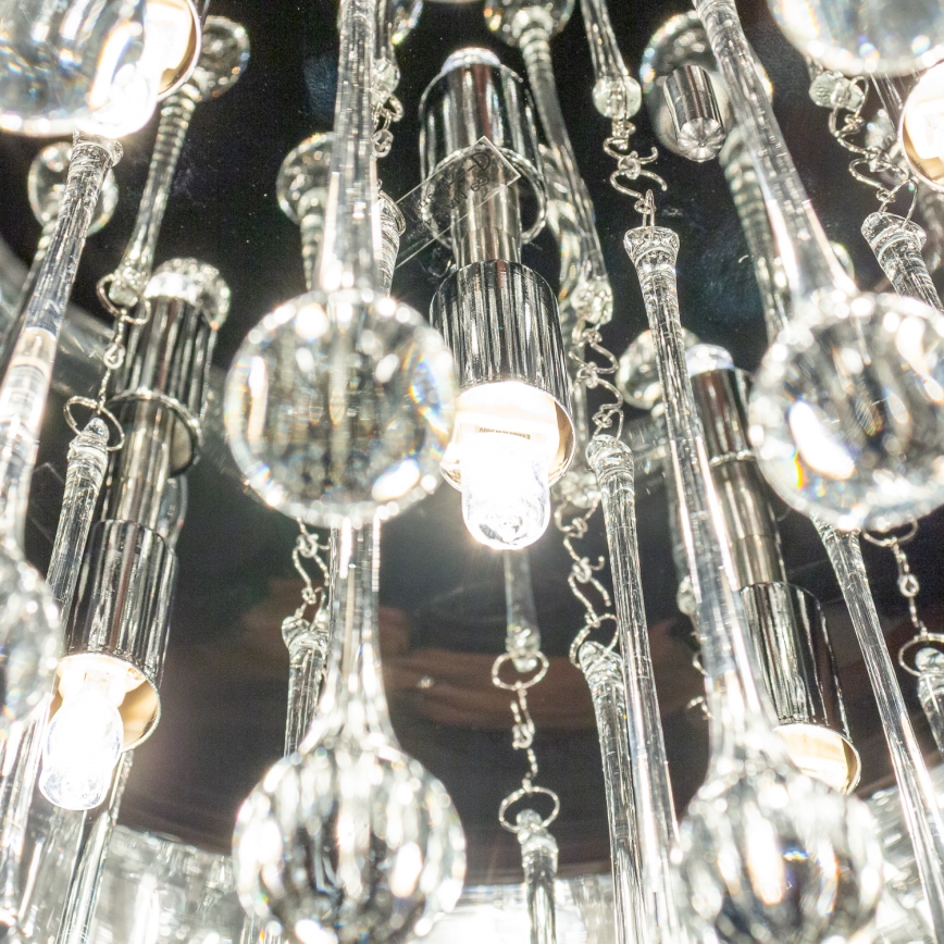 Brilagi - Lámpara de techo LED de cristal JEWEL 5xG9/40W/230V Ø 40 cm