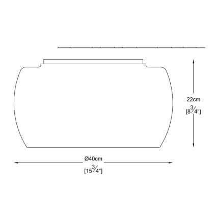 Brilagi - Lámpara de techo LED de cristal JEWEL 5xG9/40W/230V Ø 40 cm