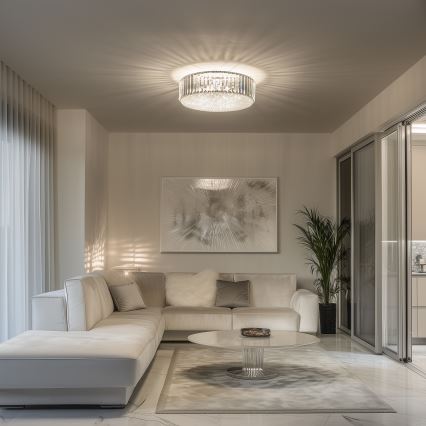 Brilagi - Lámpara de techo LED de cristal GLAMOUR 5xG9/42W/230V Ø 46 cm