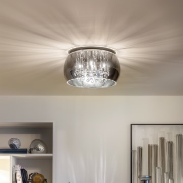 Brilagi - Lámpara de techo LED de cristal JEWEL 5xG9/42W/230V Ø 40 cm