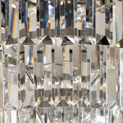 BRILAGI - Lámpara de techo LED de cristal MOZART 5xE14/40W/230V Ø 40 cm cromo brillante