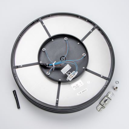 Brilagi - Lámpara de techo LED de cristal VELURE, 5xE14/40W/230V, Ø 46 cm, negra