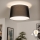 Brilagi - lámpara de techo LED de montaje en superficie CERIA 1x E27/40 W/230 V Ø 45 cm negra
