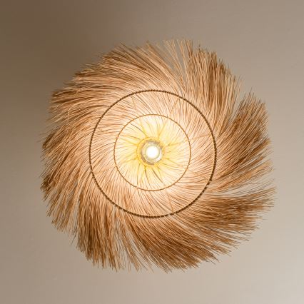 Brilagi - Lámpara de techo LED de montaje en superficie CERIA BOHO 1xE27/40W/230V Ø 100 cm ratán