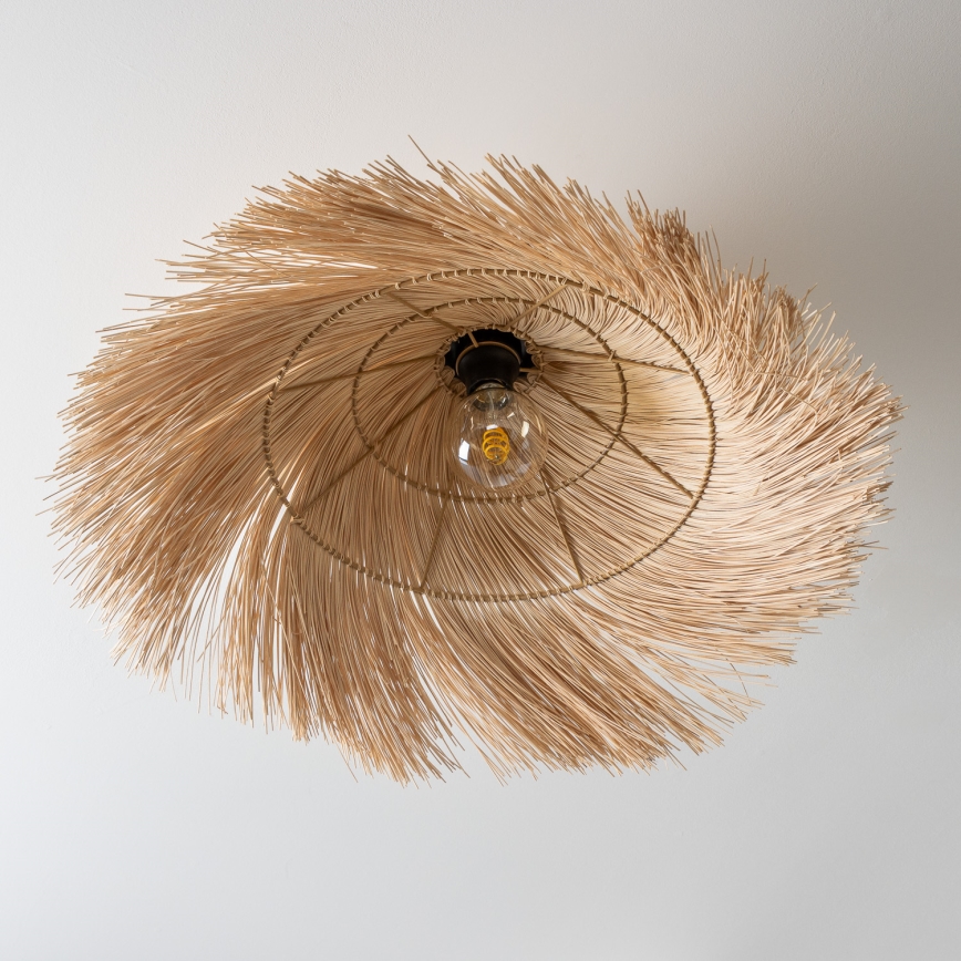 Brilagi - Lámpara de techo LED de montaje en superficie CERIA BOHO 1xE27/40W/230V Ø 100 cm ratán