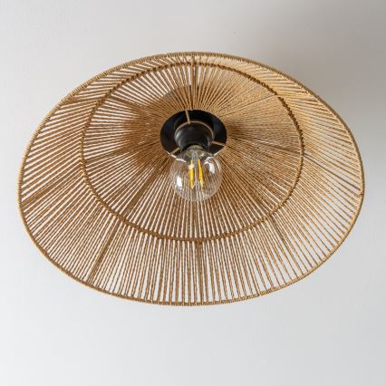 Brilagi - Lámpara de techo LED de montaje en superficie CERIA BOHO 1xE27/40W/230V Ø 50 cm marrón