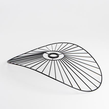 Brilagi - Lámpara de techo LED de montaje en superficie CERIA WIRE 1xE27/40W/230V 40x56 cm negra