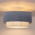 Brilagi - Lámpara de techo LED de montaje superficial BOHO ECO 1xE27/10W/230V Ø 40 cm azul/crema