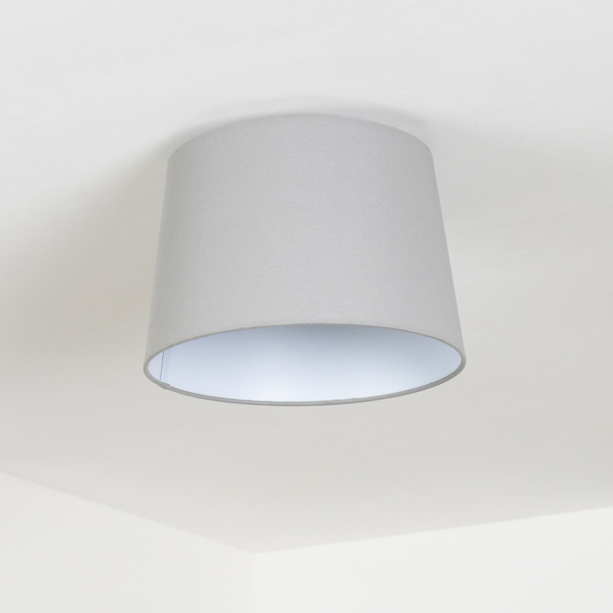 Brilagi - Lámpara de techo LED de superficie CERIA 1xE27/40W/230V, diámetro 30 cm, gris