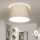 Brilagi - Lámpara de techo LED de superficie CERIA 1xE27/40W/230V, diámetro 45 cm, gris