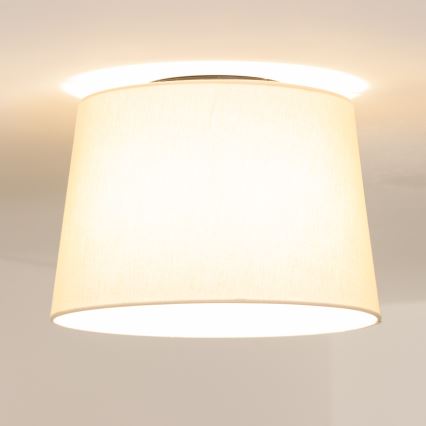 Brilagi - Lámpara de techo LED de superficie CERIA 1xE27/40W/230V Ø 30 cm beige
