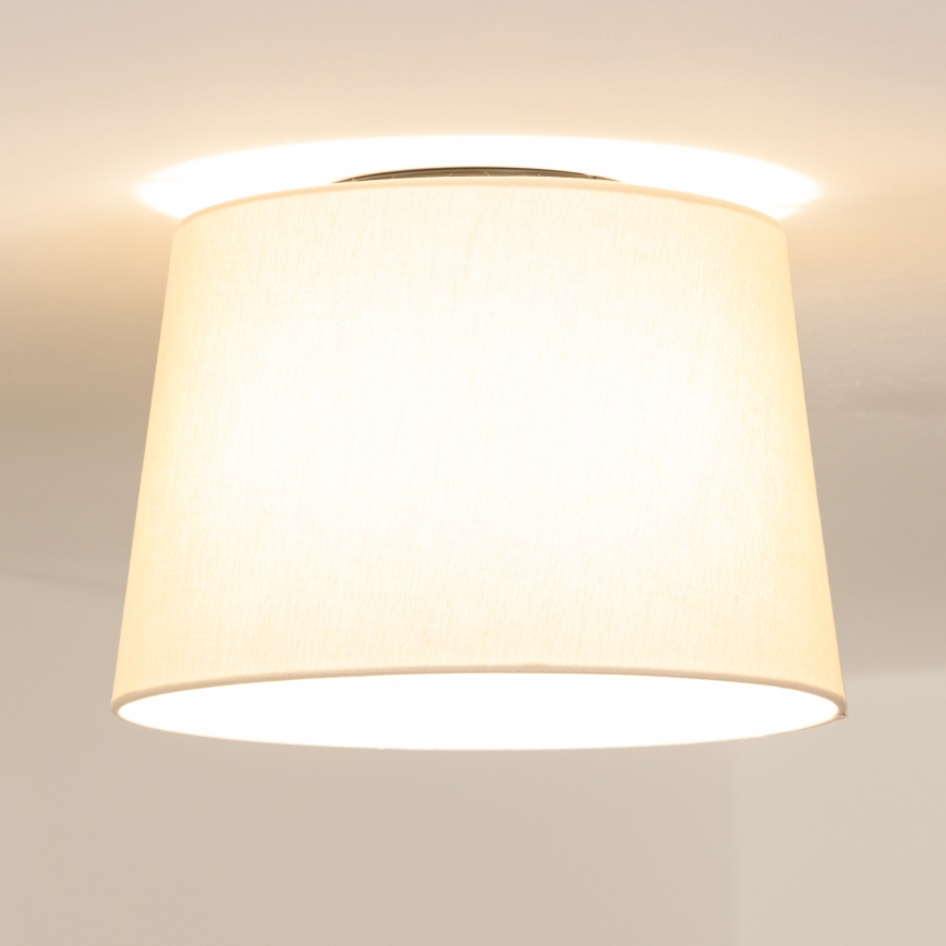 Brilagi - Lámpara de techo LED de superficie CERIA 1xE27/40W/230V Ø 30 cm beige