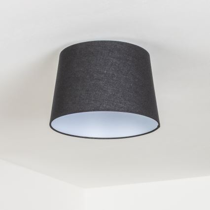 Brilagi - Lámpara de techo LED de superficie CERIA 1xE27/40W/230V Ø 30 cm, negra