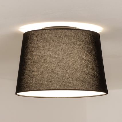 Brilagi - Lámpara de techo LED de superficie CERIA 1xE27/40W/230V Ø 30 cm, negra
