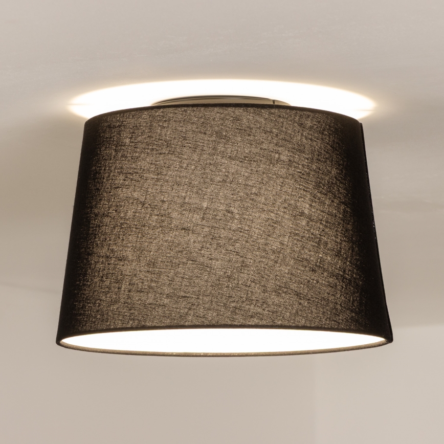 Brilagi - Lámpara de techo LED de superficie CERIA 1xE27/40W/230V Ø 30 cm, negra