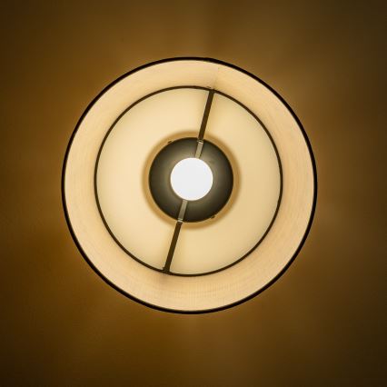 Brilagi - Lámpara de techo LED de superficie CERIA 1xE27/40W/230V Ø 35 cm beige