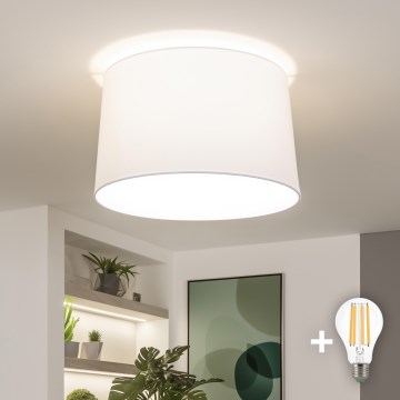 Brilagi - Lámpara de techo LED de superficie CERIA 1xE27/40W/230V Ø 45 cm blanca