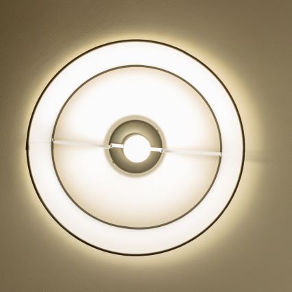 Brilagi - Lámpara de techo LED de superficie CERIA 1xE27/40W/230V Ø 45 cm negra