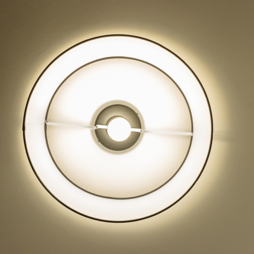 Brilagi - Lámpara de techo LED de superficie CERIA 1xE27/40W/230V Ø 45 cm negra