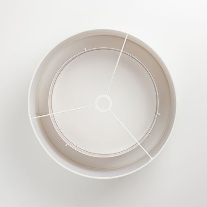 Brilagi - Lámpara de techo LED de superficie CERIA 1xE27/40W/230V Ø 50 cm blanco/beige