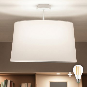Brilagi - Lámpara de techo LED de superficie CERIA 1xE27/60W/230V Ø 45 cm blanca