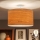 Brilagi - Lámpara de techo LED de superficie CERIA, 1xE27 (máx. 60W), 230V, Ø45 cm, blanco/beige